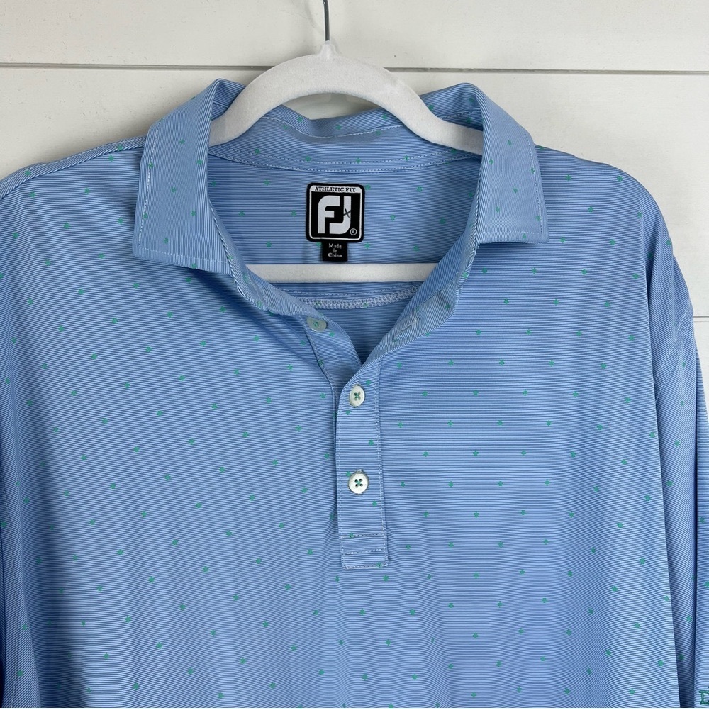 FOOTJOY Polo Athletic Fit Men’s XL Desert Horizon Country Club Golf‎ Microdot